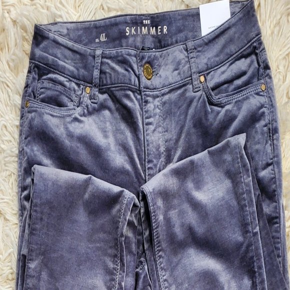 White House Black Market Denim - White | Black Gray velvet jeans